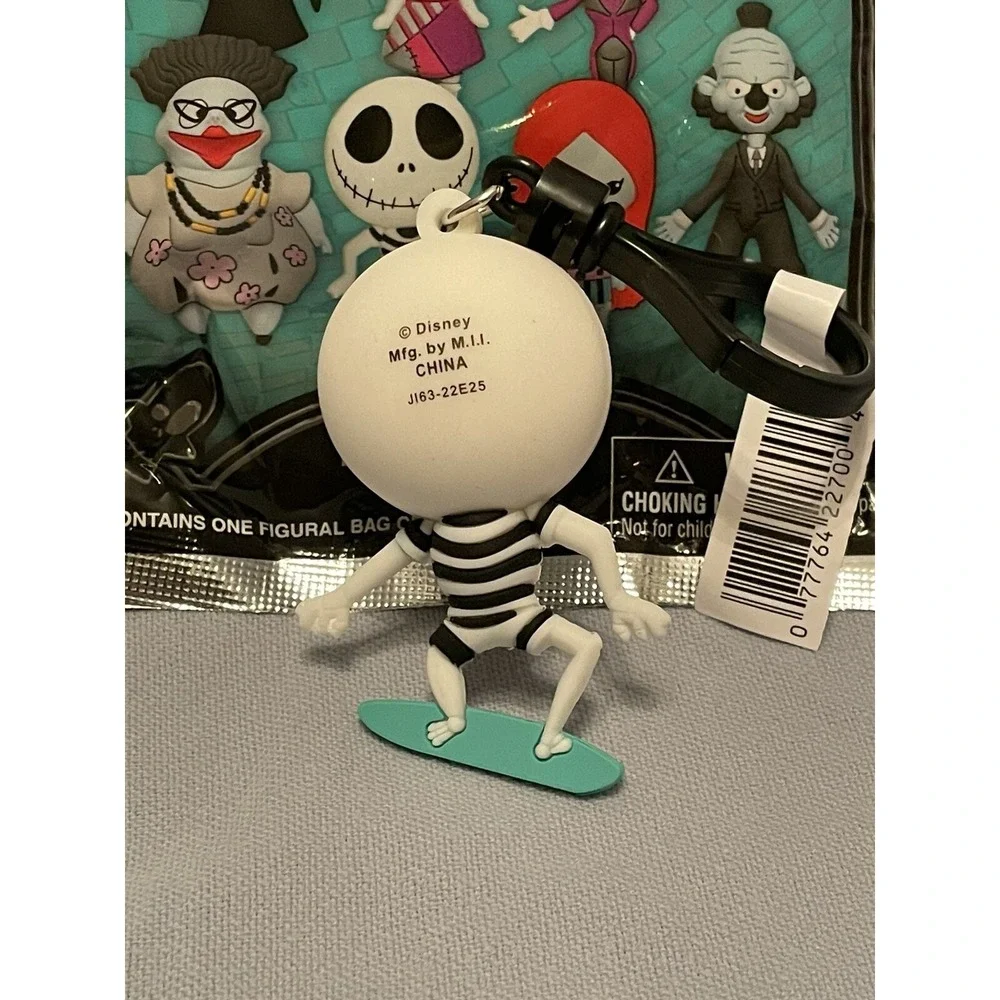 NEW Nightmare Before Christmas 3D Foam Figural Bag‎ Clip Series 7 - Summer Jack